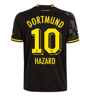 Borussia Dortmund Thorgan Hazard #10 Bortedrakt 2022-23 Kortermet
